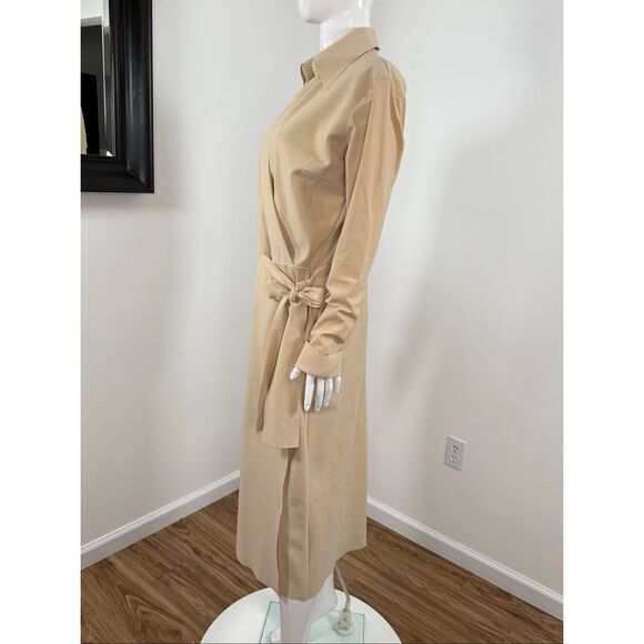 Chiara Boni La Petite Robe Womens Kamala Matte Jersey Wrap Dress Desert 16 - Picture 7 of 11